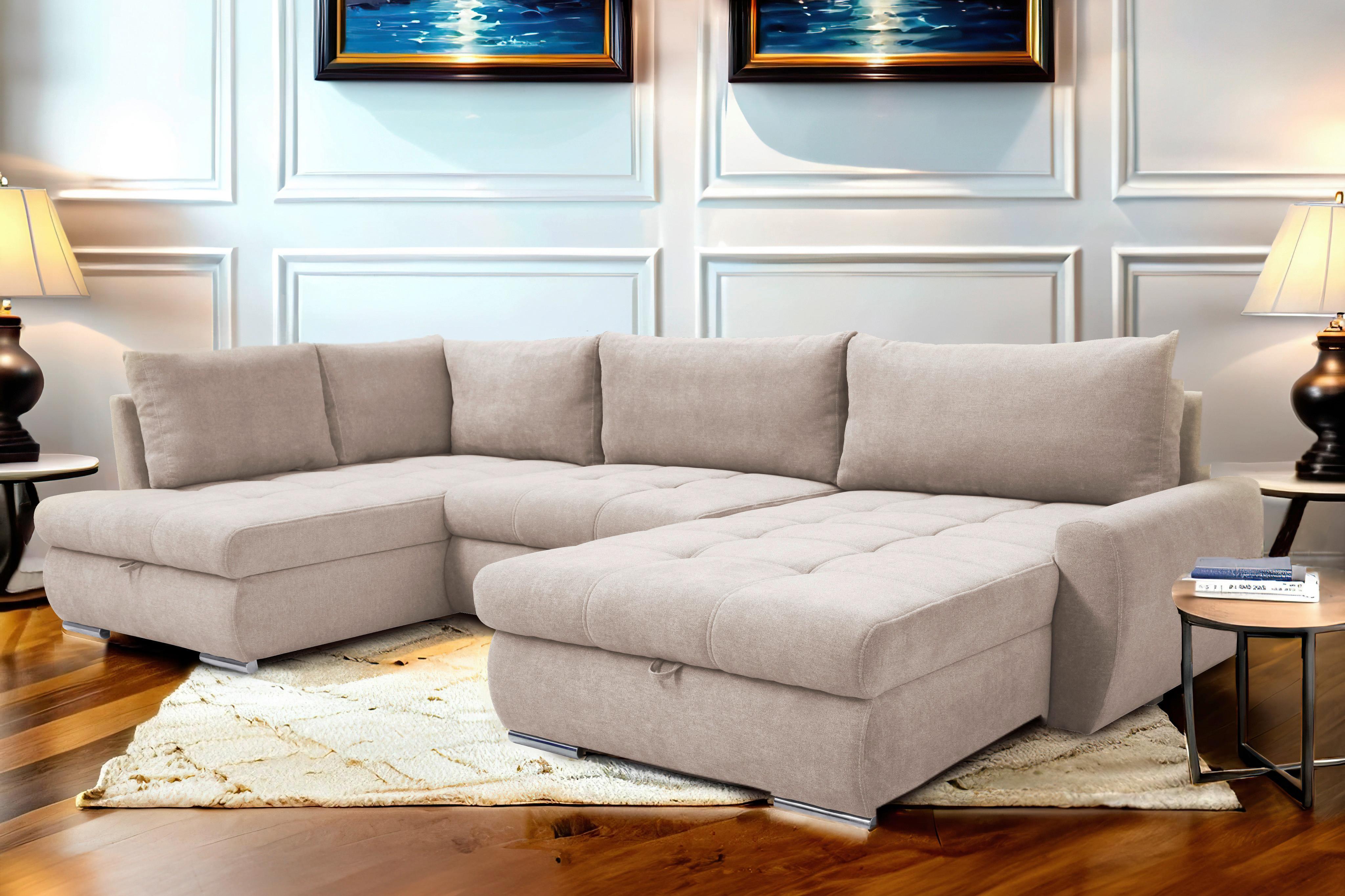 Coltar CANION - bej, Design, textil (173/322/174cm) - Modern Living