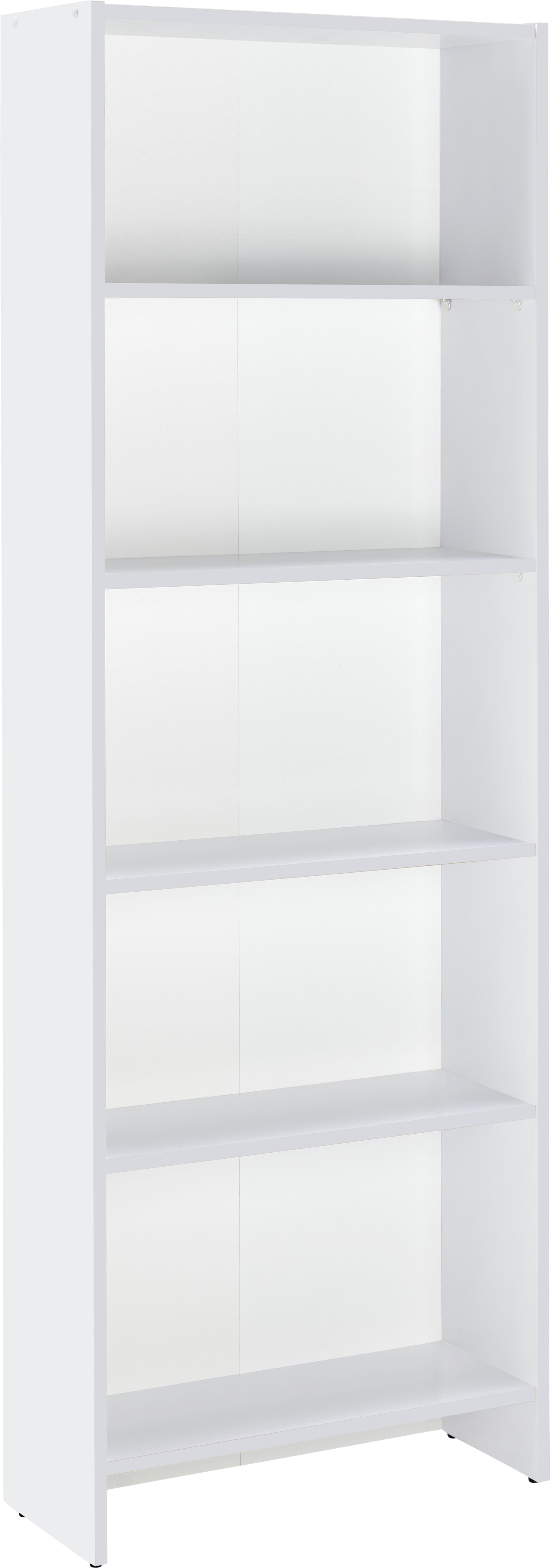 HYLLA KILL BILL III -BASED- - vit, Modern, trämaterial (60/175/24cm) - Based
