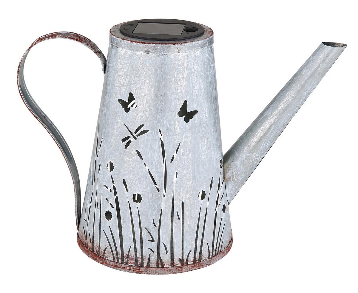 Solarna Svetilka Solar, S Sijalko - modra/črna, Basics, kovina/umetna masa (27/14/19cm) - Globo