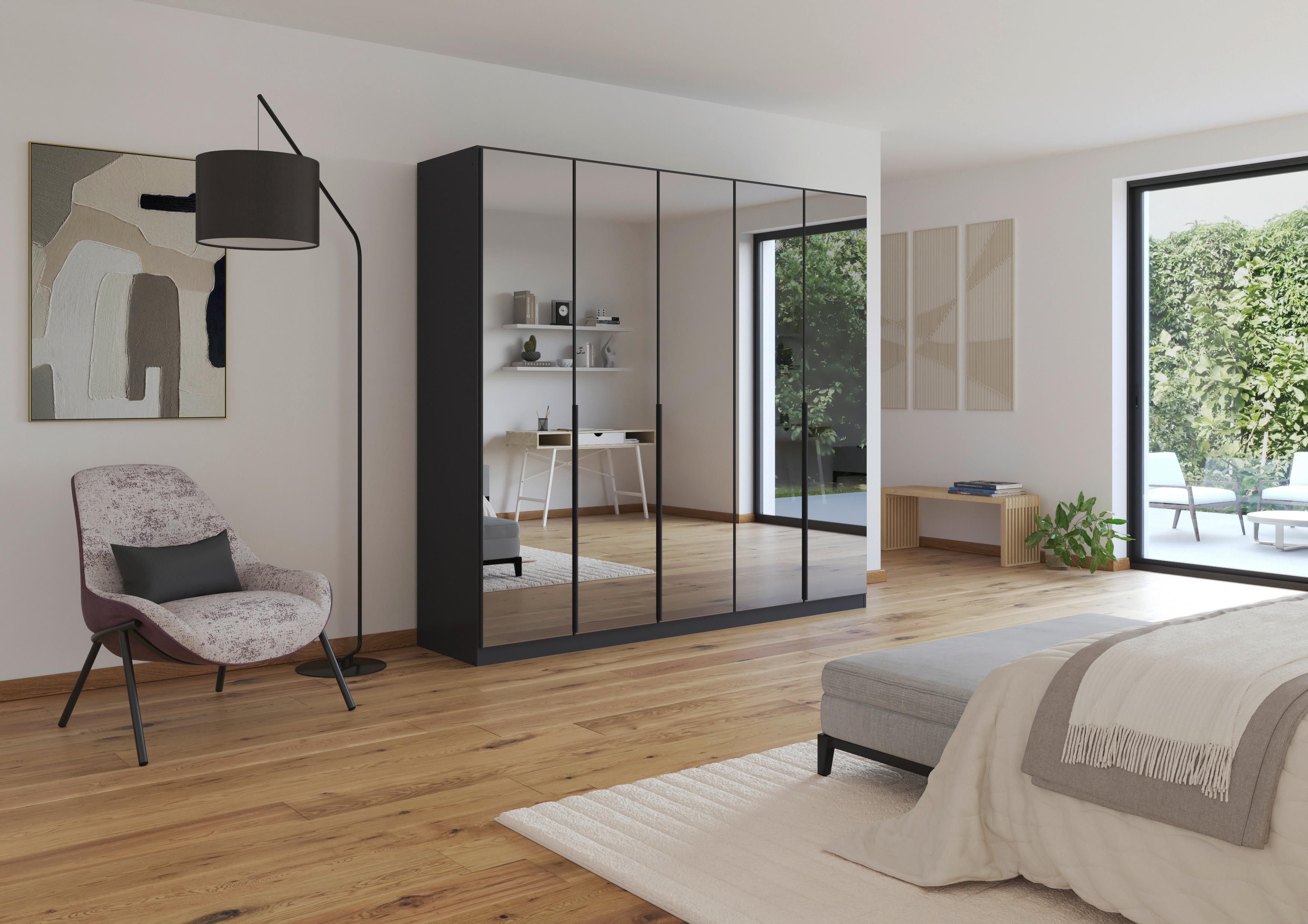 Ormar S Klasičnim Vratima Skyla - siva, Moderno, drvni materijal/metal (226/210/54cm) - Modern Living