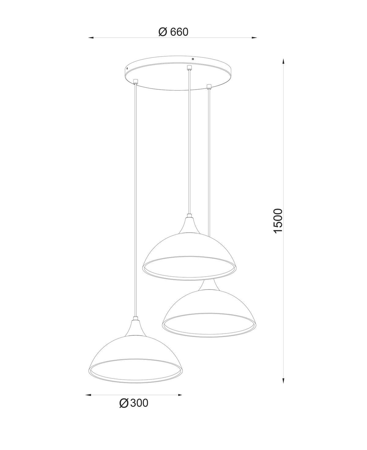 LAMPA WISZĄCA STINE - biały, Trend, metal/szkło (66/150cm) - Novel