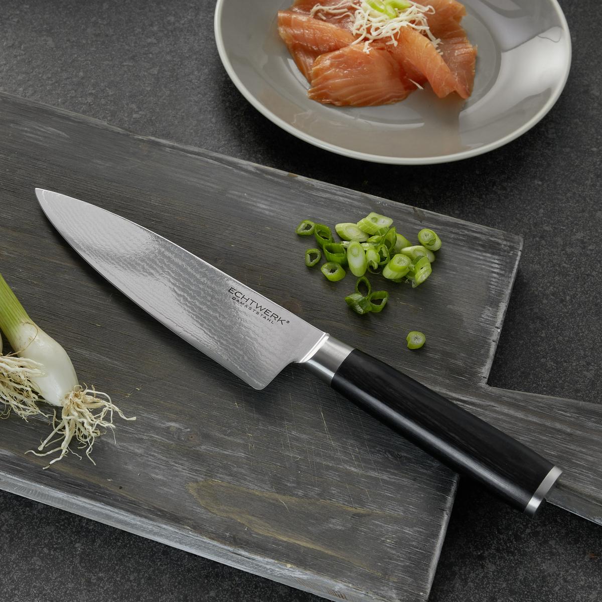 Kuharski Nož Damaszener - srebrne barve, Moderno, kovina (31cm) - Echtwerk