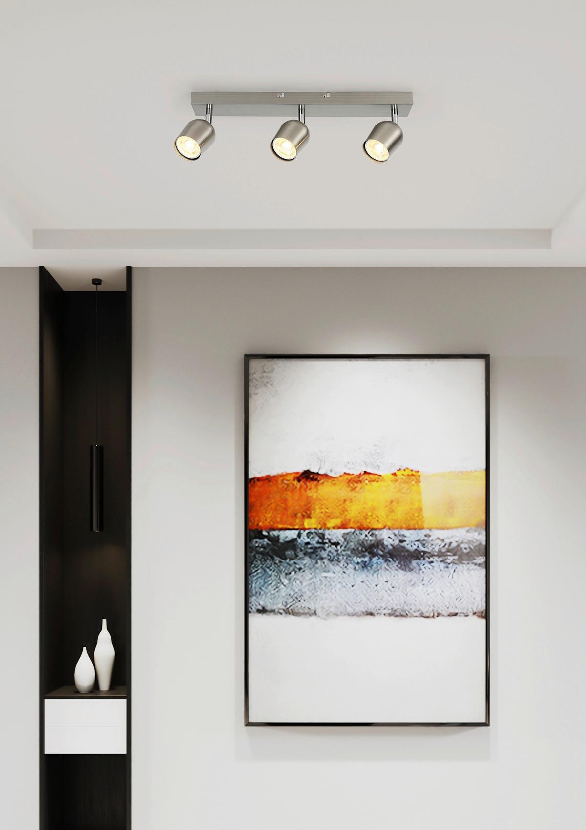 Reflektor Ernestine - barve kroma/barve niklja, Romantika, kovina/umetna masa (41/7,5/14cm) - Mömax