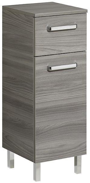 Unterschrank in Grau 'Fokus' SOLTAU - Chromfarben/Grau, KONVENTIONELL, Holzwerkstoff (30,0/81,0/33,0cm) - Xora