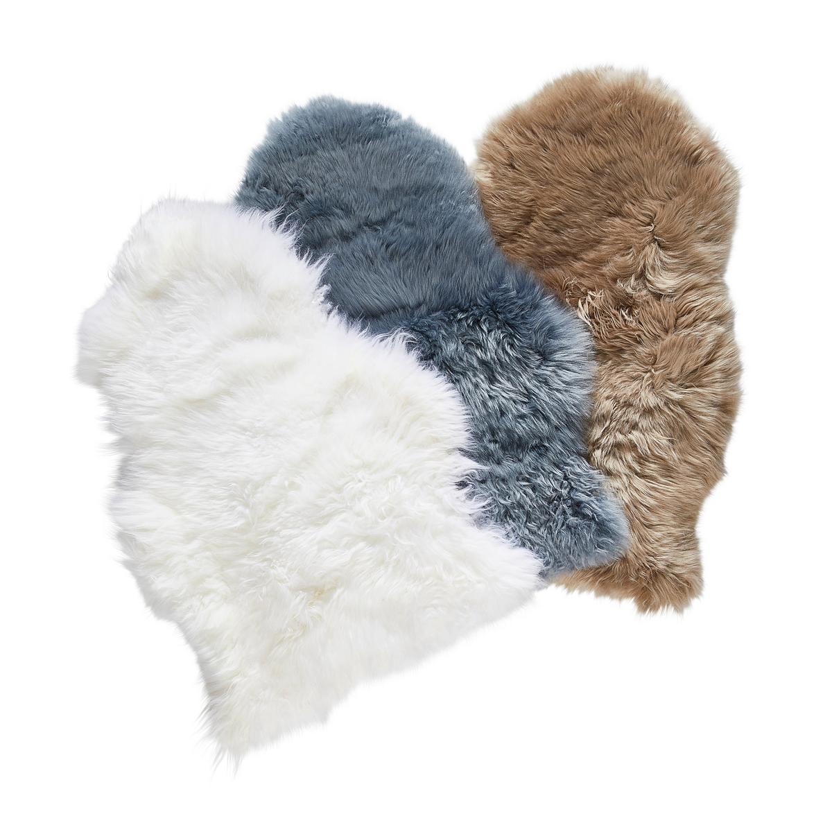 FUTRO OWCZE PERTH - szary, Basics, futro (65/45cm) - Linea Natura