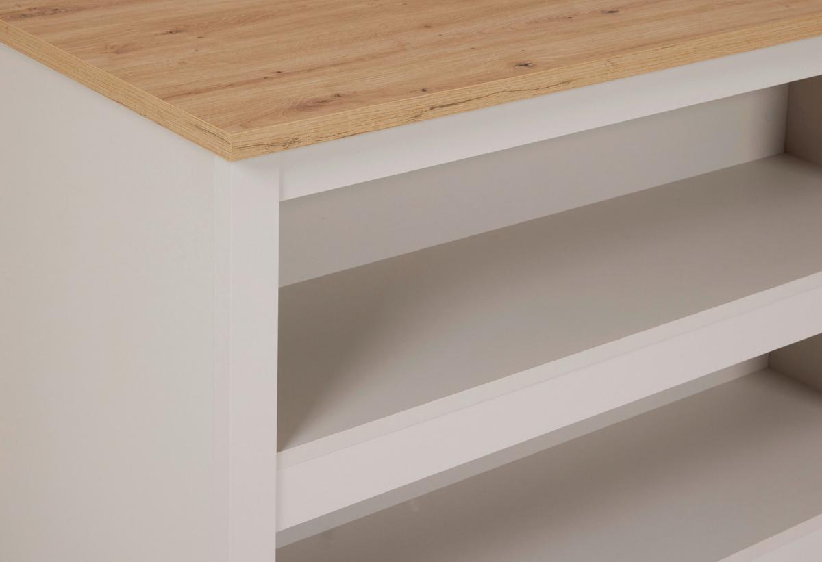 Kuhinjski Otok Sardegna - kašmir/hrast Artisan, Romantično / ladanjski, drvni materijal (124/91,5/75cm)