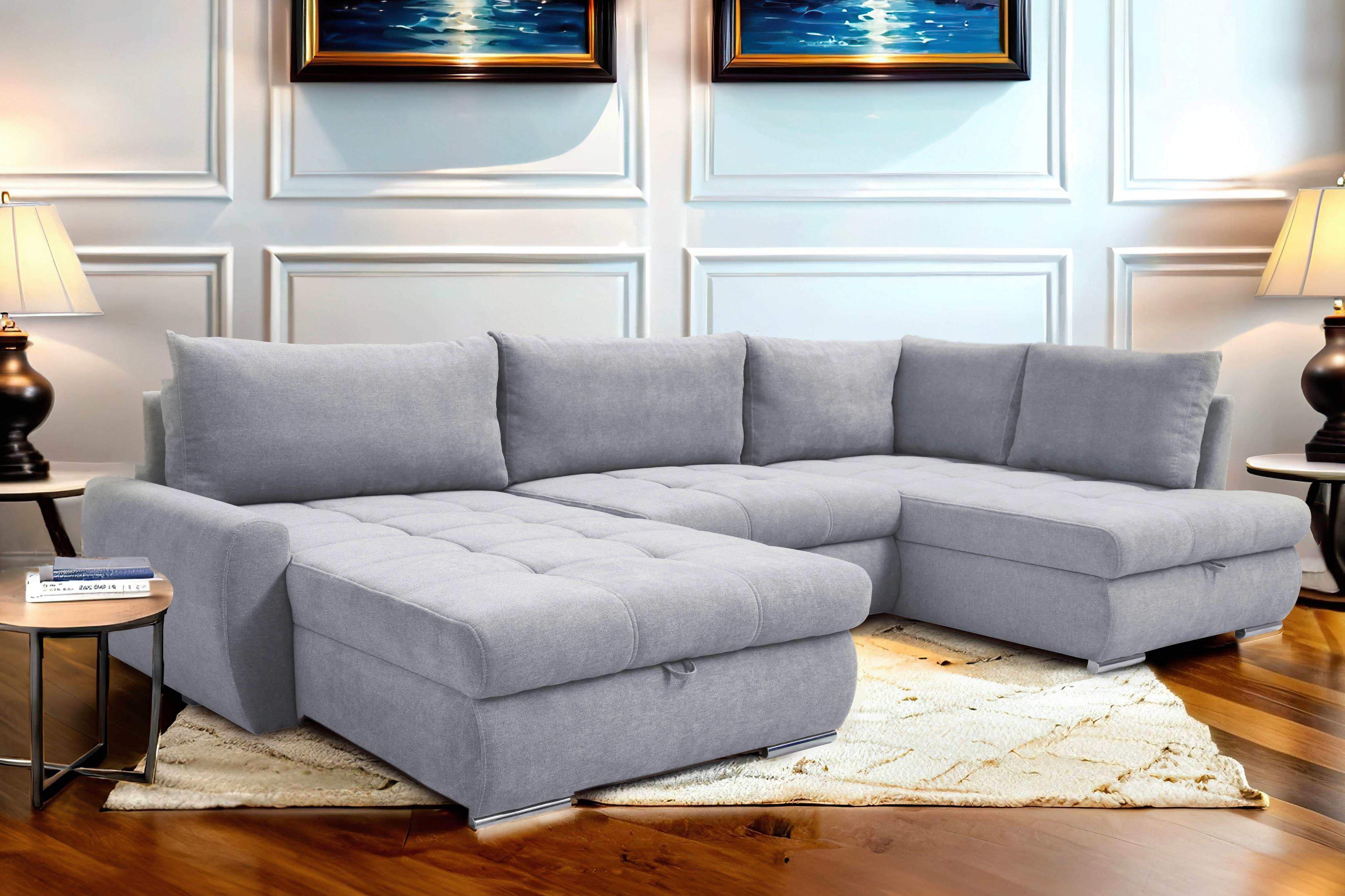 Coltar CANION - gri deschis, Design, textil (174cm) - Modern Living