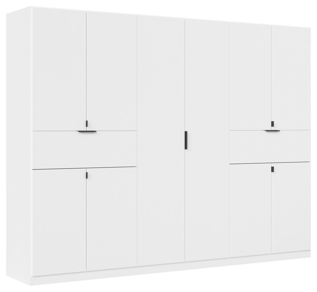 Ormar S Klasičnim Vratima Ticao - bijela/siva, Moderno, drvni materijal/metal (271/210/54cm) - Modern Living