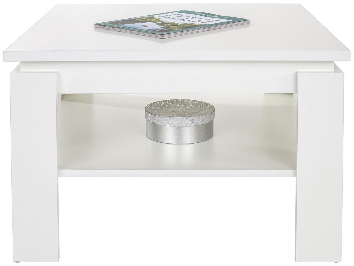 Klubska Miza Nizza 1 - bela, Moderno, leseni material (70/45/70cm)