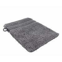 Waschhandschuh Melanie Anthrazit - Anthrazit, Textil (16/21cm) - Modern Living