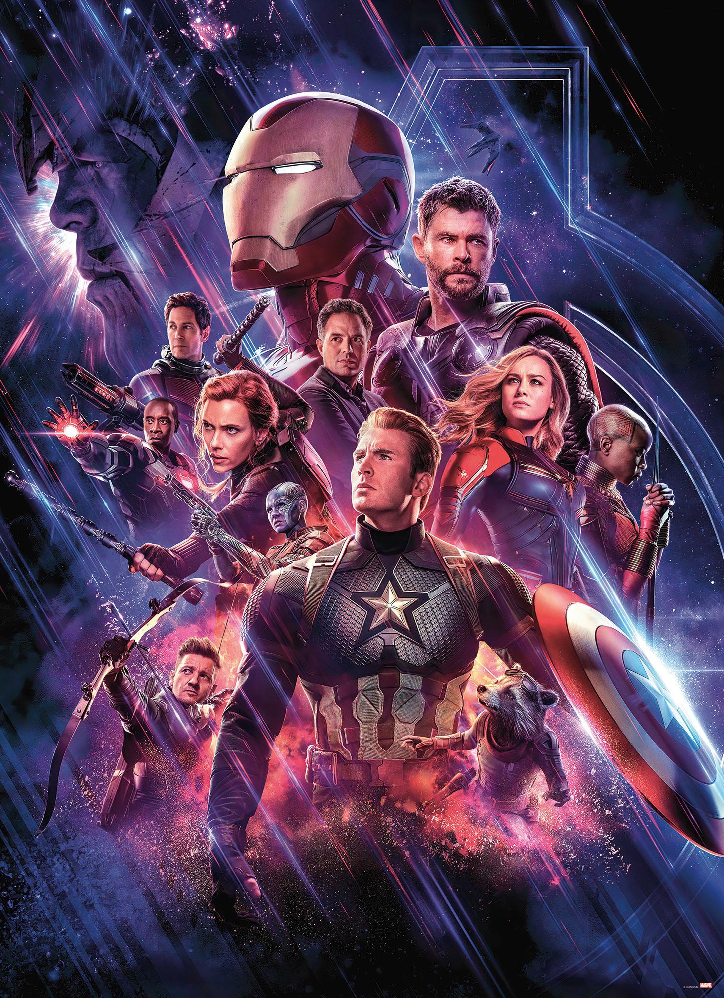 Fototapete Avengers Endgame Movie Poster ca. 184x254cm - Multicolor, Basics (184/254cm) - Komar