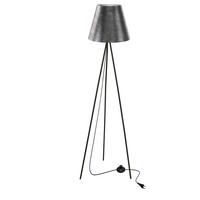 Podna Svjetiljka Platino - srebrne boje/crna, Konvencionalno, metal/plastika (48/48/150cm)
