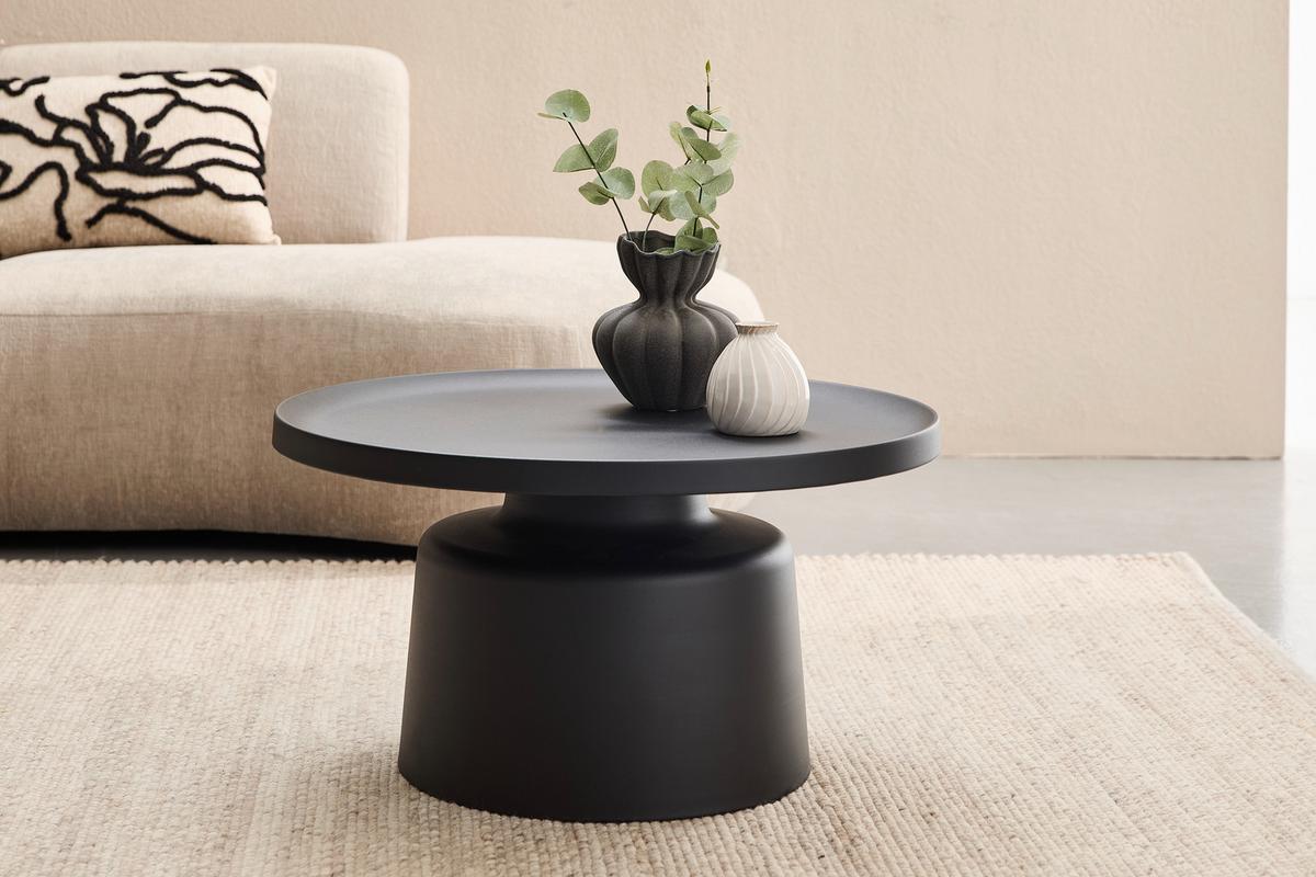 STOLIK KAWOWY ARI - czarny, Design, metal (69/69/37,5cm) - Xora