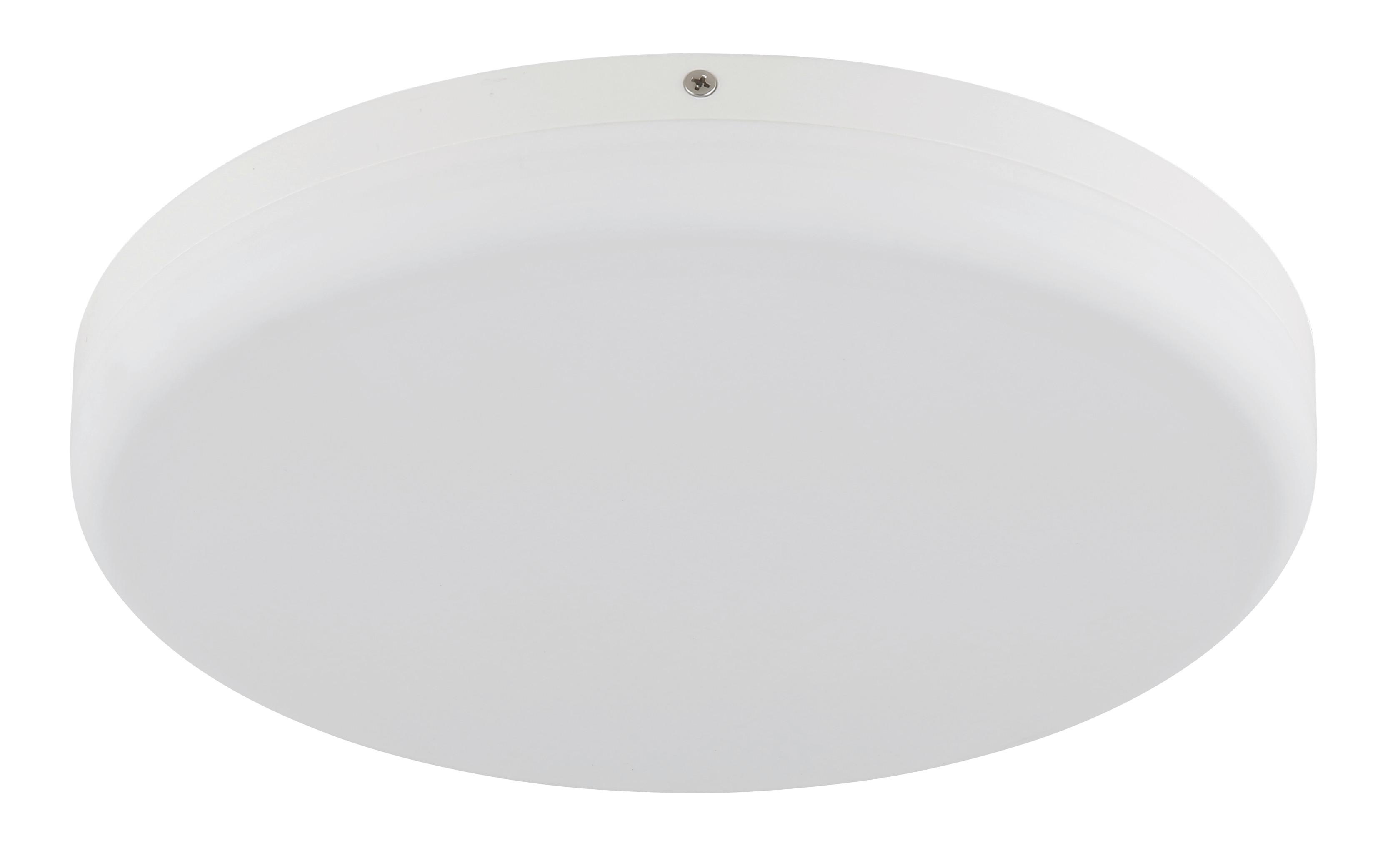 LED-DECKENLEUCHTE 12387-24W MATTHEW - Weiss, Konventionell, Kunststoff (30/5cm) - Globo