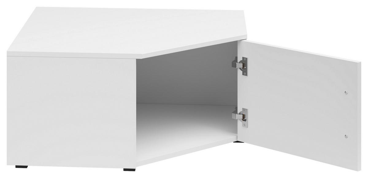 Aufsatzschrank Multistauraum Weiss - Weiss/Schwarz, Modern, Holzwerkstoff/Kunststoff (71,5/35/71,5cm) - Premium Living