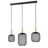 HÄNGLAMPA DRATO - svart/guldfärgad, Modern, metall (81.5/20/120cm) - Mömax
