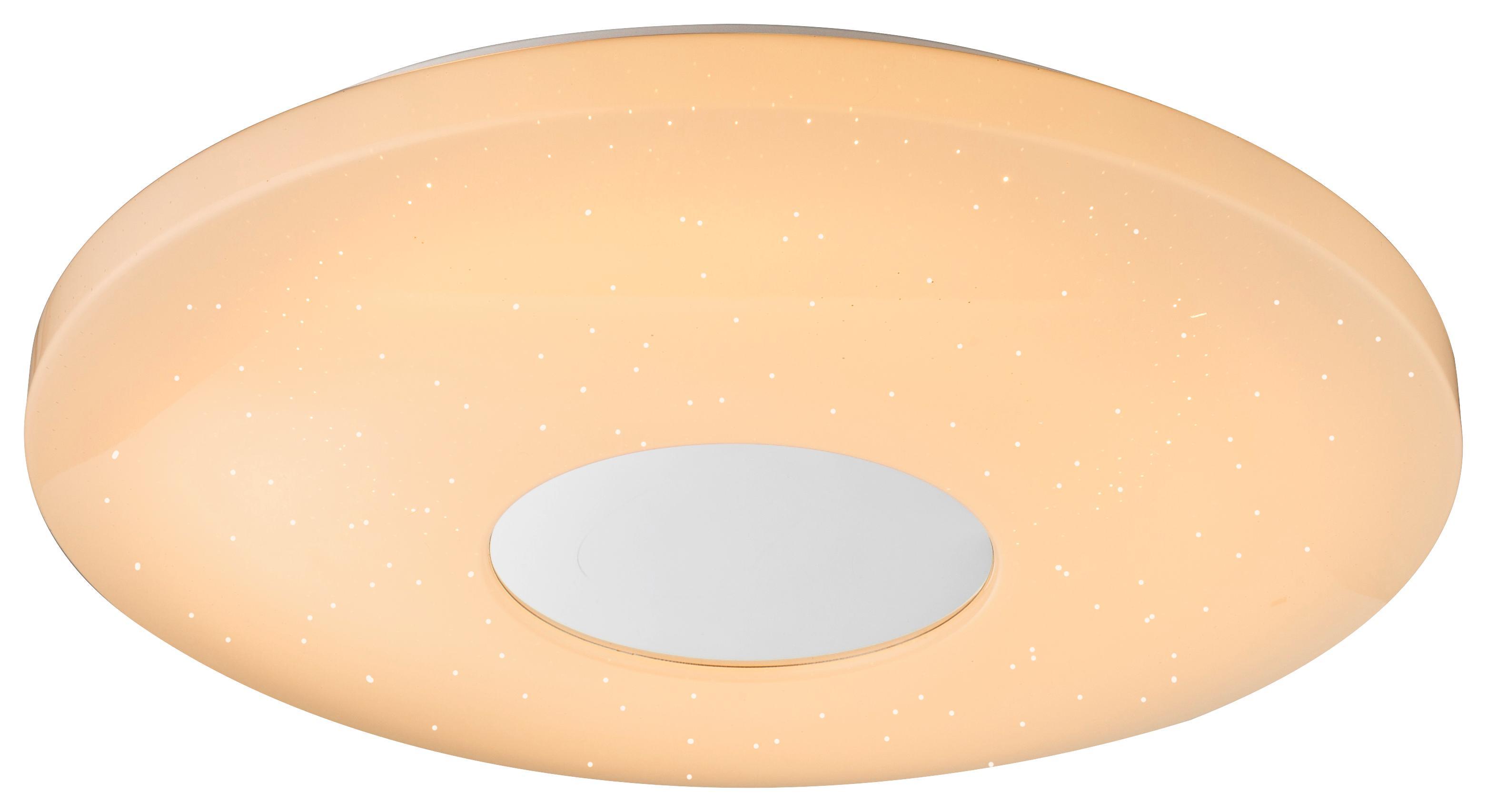 LED-Deckenleuchte BETTY in Weiß, max. 30 Watt - Weiß, MODERN, Kunststoff/Metall (44/7cm) - Mömax modern living