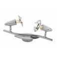 Strahler Lord, max. 2x40 Watt - Chromfarben/Weiß, LIFESTYLE, Metall (40cm) - MÖMAX modern living