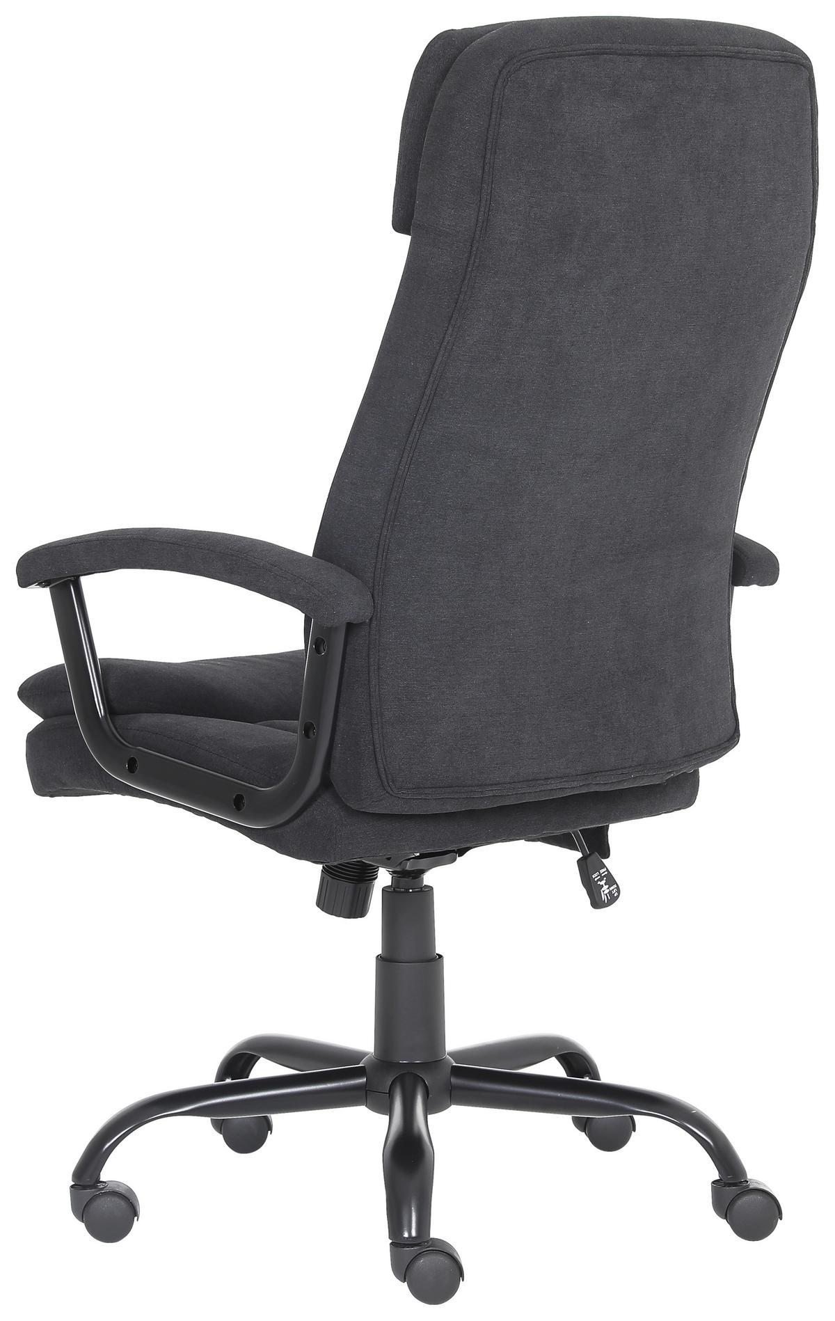 Uredska Stolica Massage - tamno siva/crna, Trend, metal/tekstil (62/115/60cm) - Modern Living