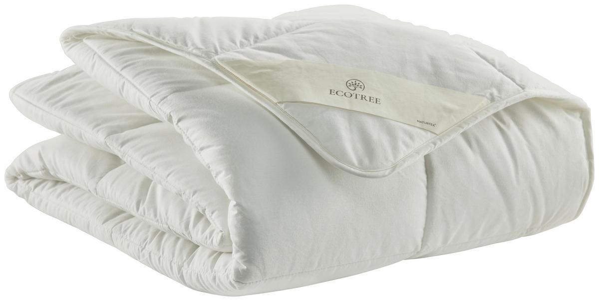 Pilotă Green Concept cca. 135-140/200cm - alb, Modern, textil (135-140/200cm) - ecoTree