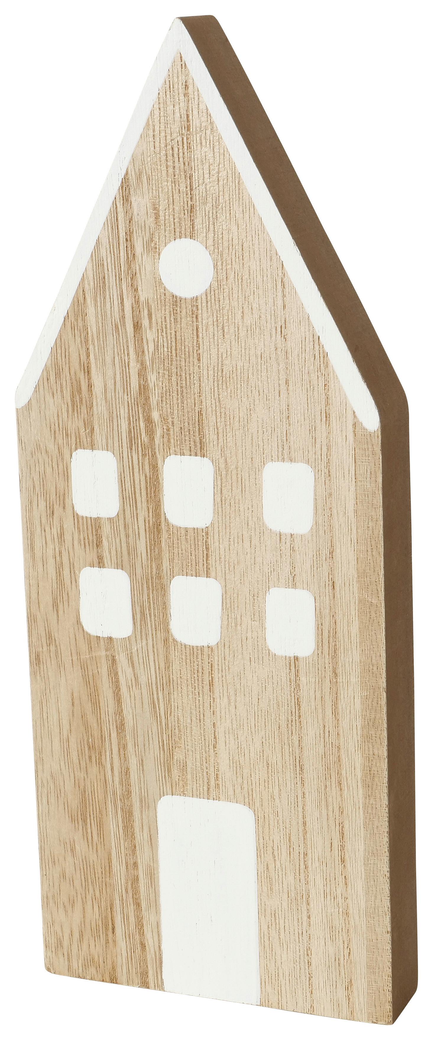 Dekor Ház Nordy - natúr színű/fehér, Konventionell, faalapú anyag - Modern Living