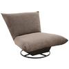 Relaxsessel Cremona Dunkelbraun - Dunkelbraun/Schwarz, Design, Textil/Metall (100/78/96cm) - Livetastic