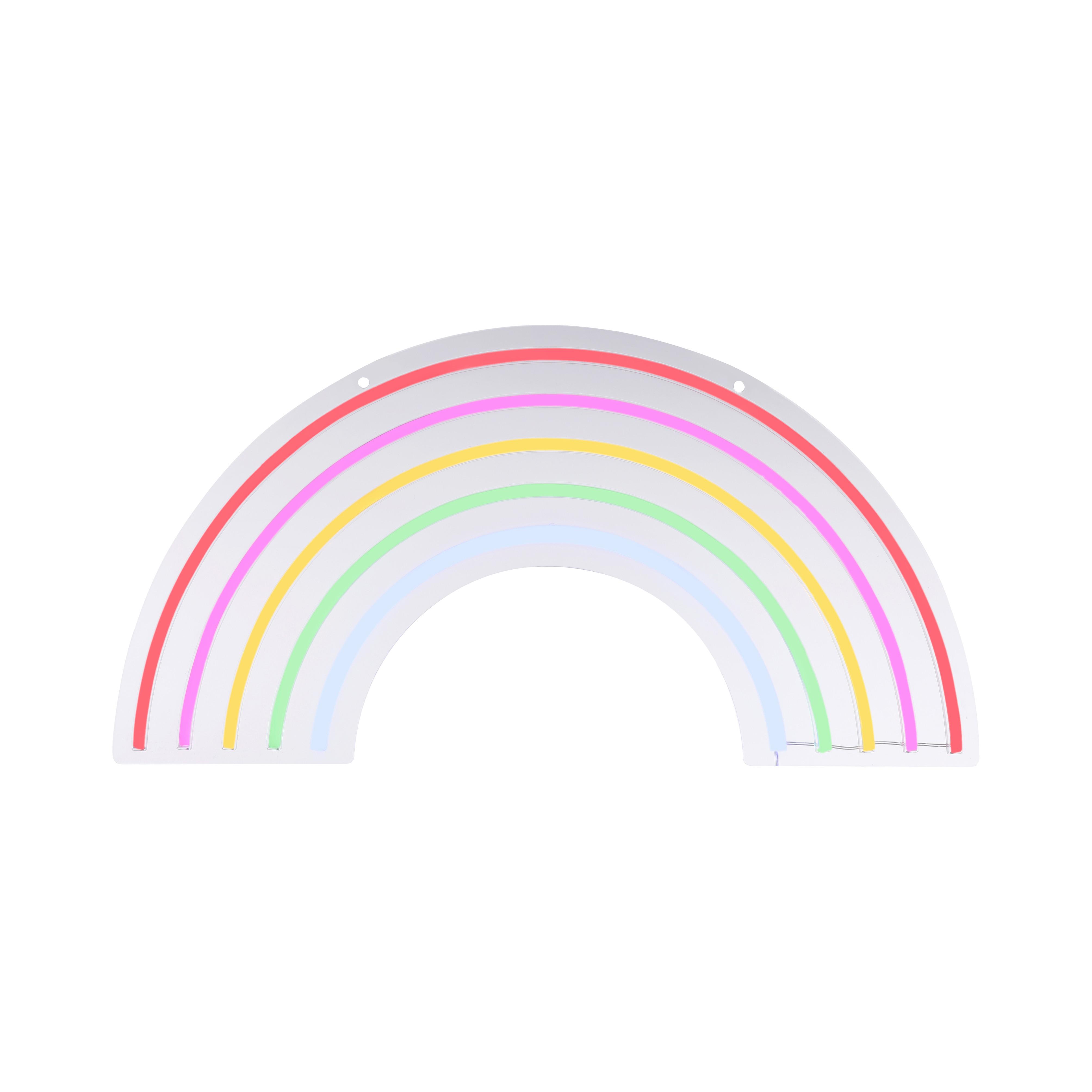 DEKORACJA ŚWIETLNA LED 85024-70  NEON-RAINBOW - Basics, tworzywo sztuczne (63/1,5/32cm) - Just Light