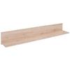 Zidna Polica Malta - boje hrasta, Moderno, drvo (128/18/20cm) - Modern Living