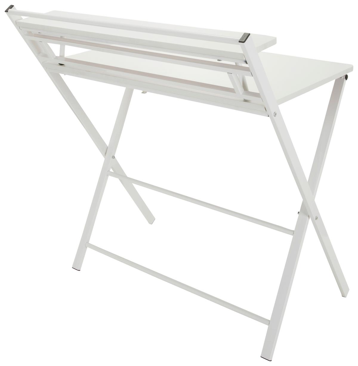 Pisalna Miza Easy Clap, Bela - bela, Basics, kovina/leseni material (84/60/92cm) - MID.YOU