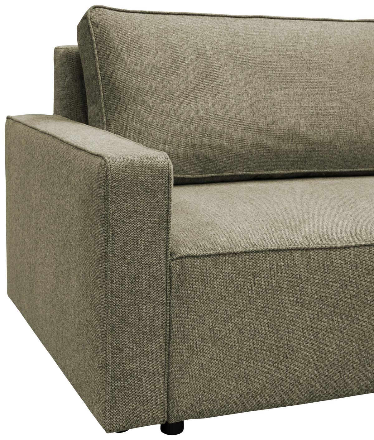 Canapea extensibila NICOLE - maro deschis, Modern, textil (232/90/100cm) - Modern Living