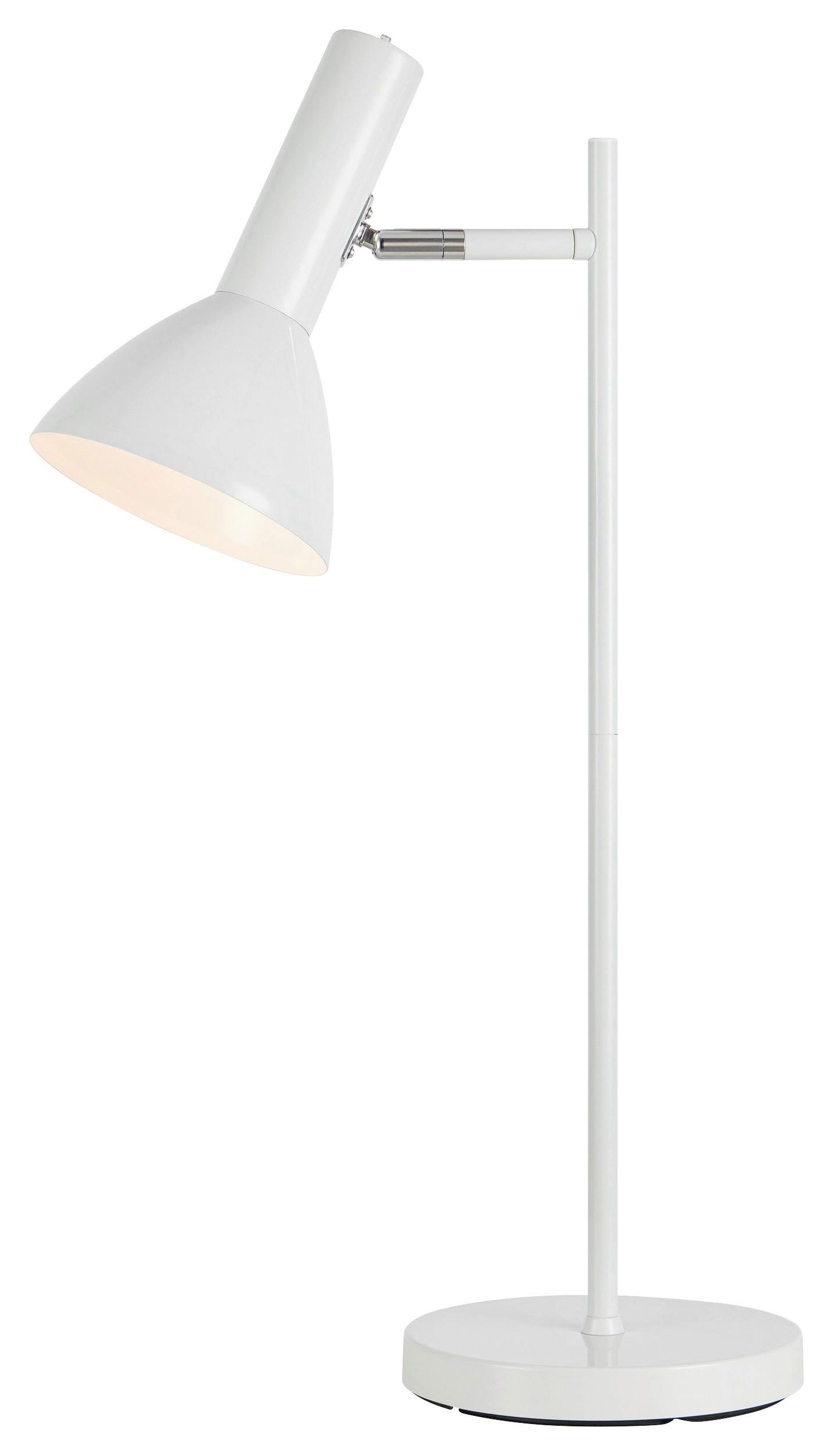 Tischleuchte Metro Table Weiß max. 40 Watt - Weiß, Basics, Metall (20/32,5/65cm) - Markslöjd