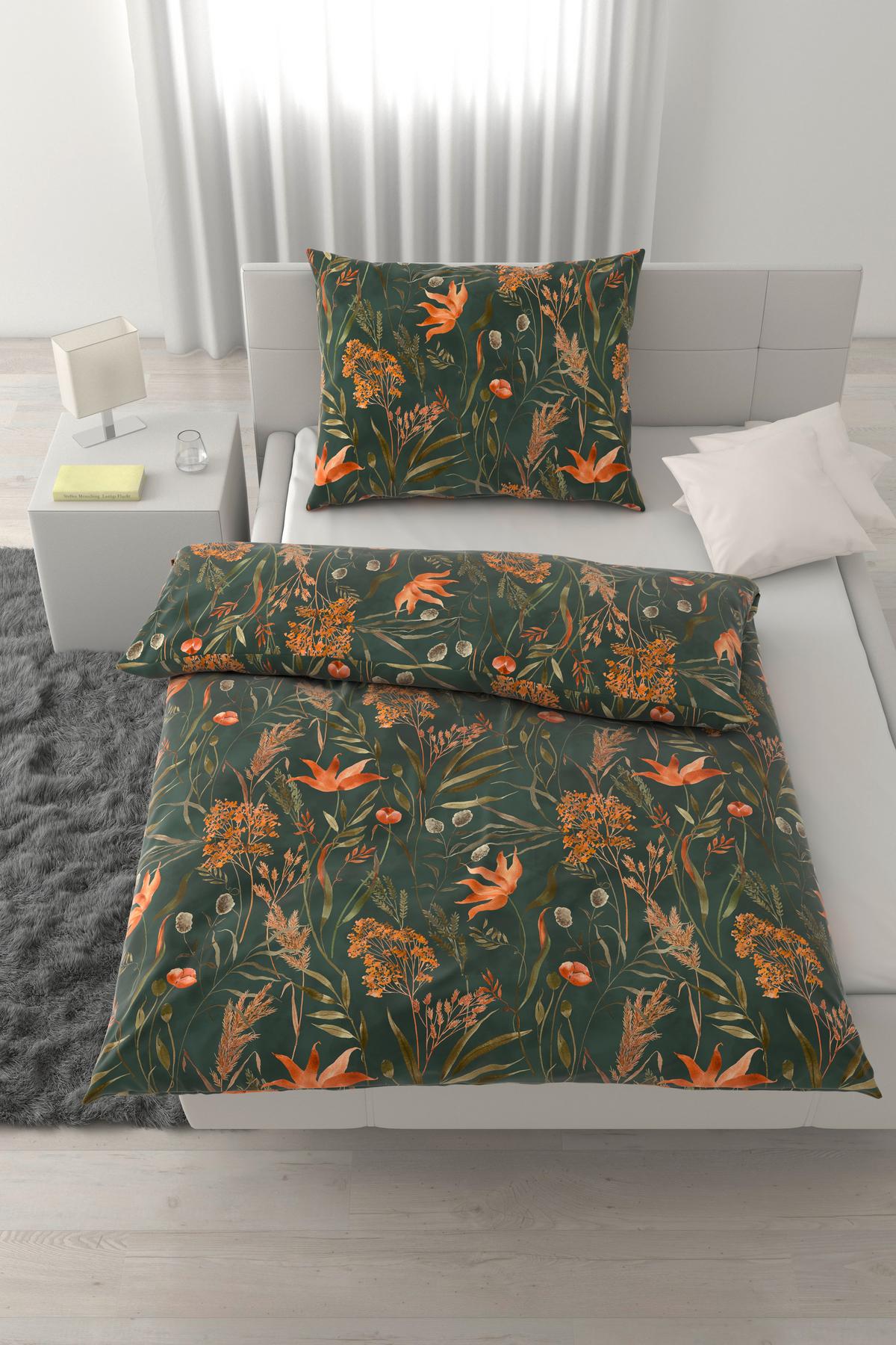Posteljnina Nora - zelena, Moderno, tekstil (140/200cm) - Mömax