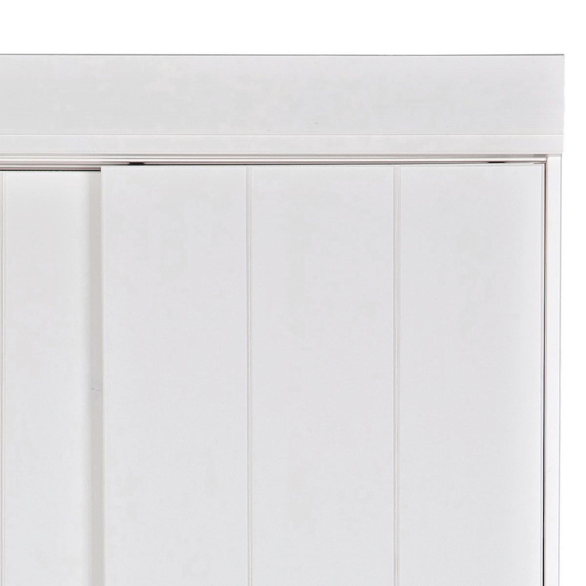 Schrank Row Weiß - Weiß, Basics, Holz (85/195/44cm) - MID.YOU