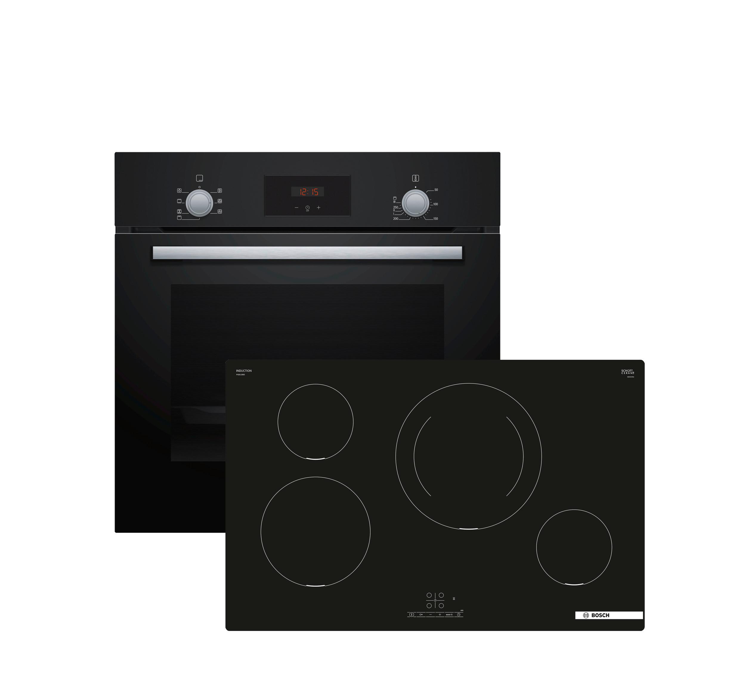 Backofenset HBD234FB85 in Schwarz - Schwarz, Basics - Bosch