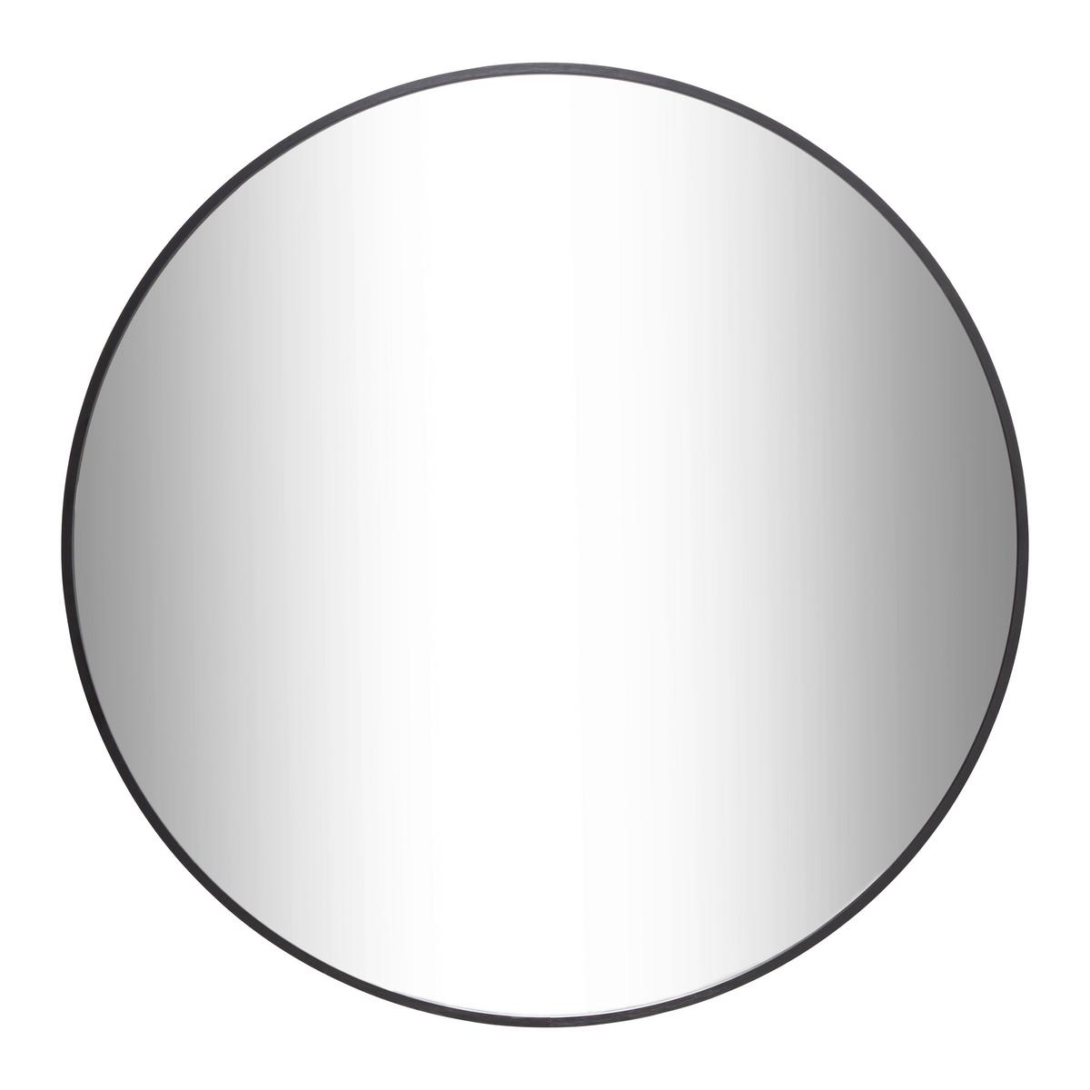 Spiegel Britt Schwarz - Schwarz, MODERN, Glas/Metall (70cm) - Mömax