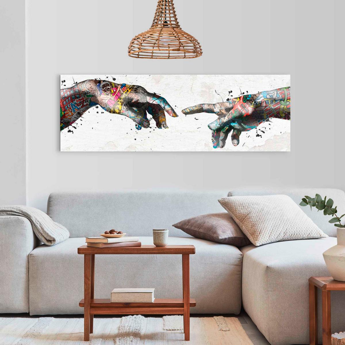 Bild Deco Panel Multicolor - Multicolor, Basics, Holz (156/52/2cm) - Reinders!