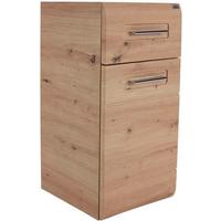 Spodnja Omarica Avensis 302 - barve kroma/barve hrasta, Moderno, kovina/leseni material (35/72/33cm) - Mömax