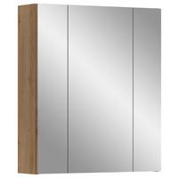 Element S Ogledalom Ice - hrast Artisan, Basics, staklo/drvni materijal (60/70/18cm) - MID.YOU