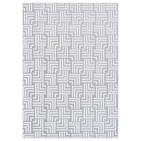 Flachwebeteppich Calma 325 Silber 200 X 290 Cm - Silberfarben, Basics, Textil (200/290cm) - Kayoom