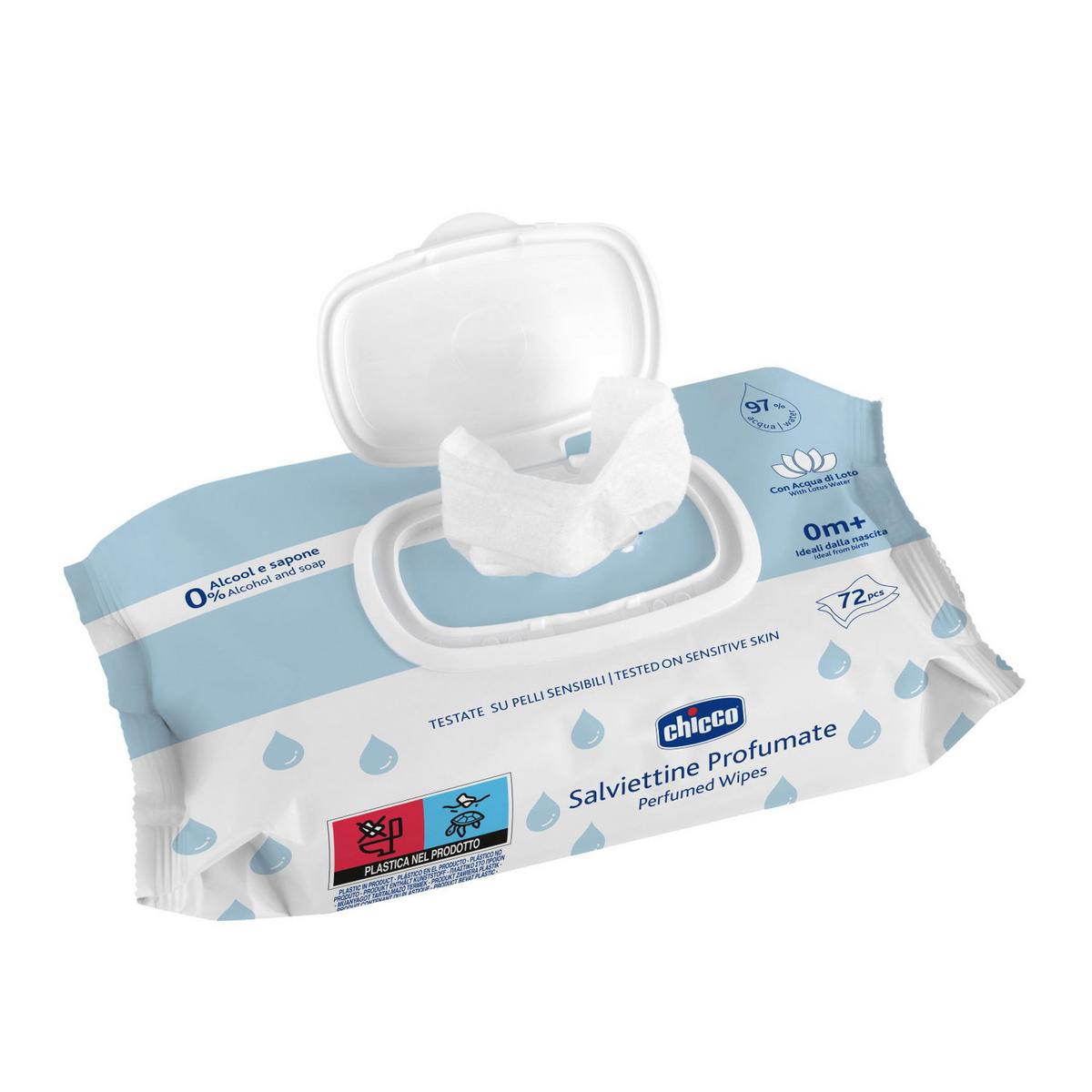 KOSZ NA PIELUCHY WINDELEIMER ODOUR OFF - jasnoniebieski, Basics, tworzywo sztuczne (23/48/23cm) - Chicco