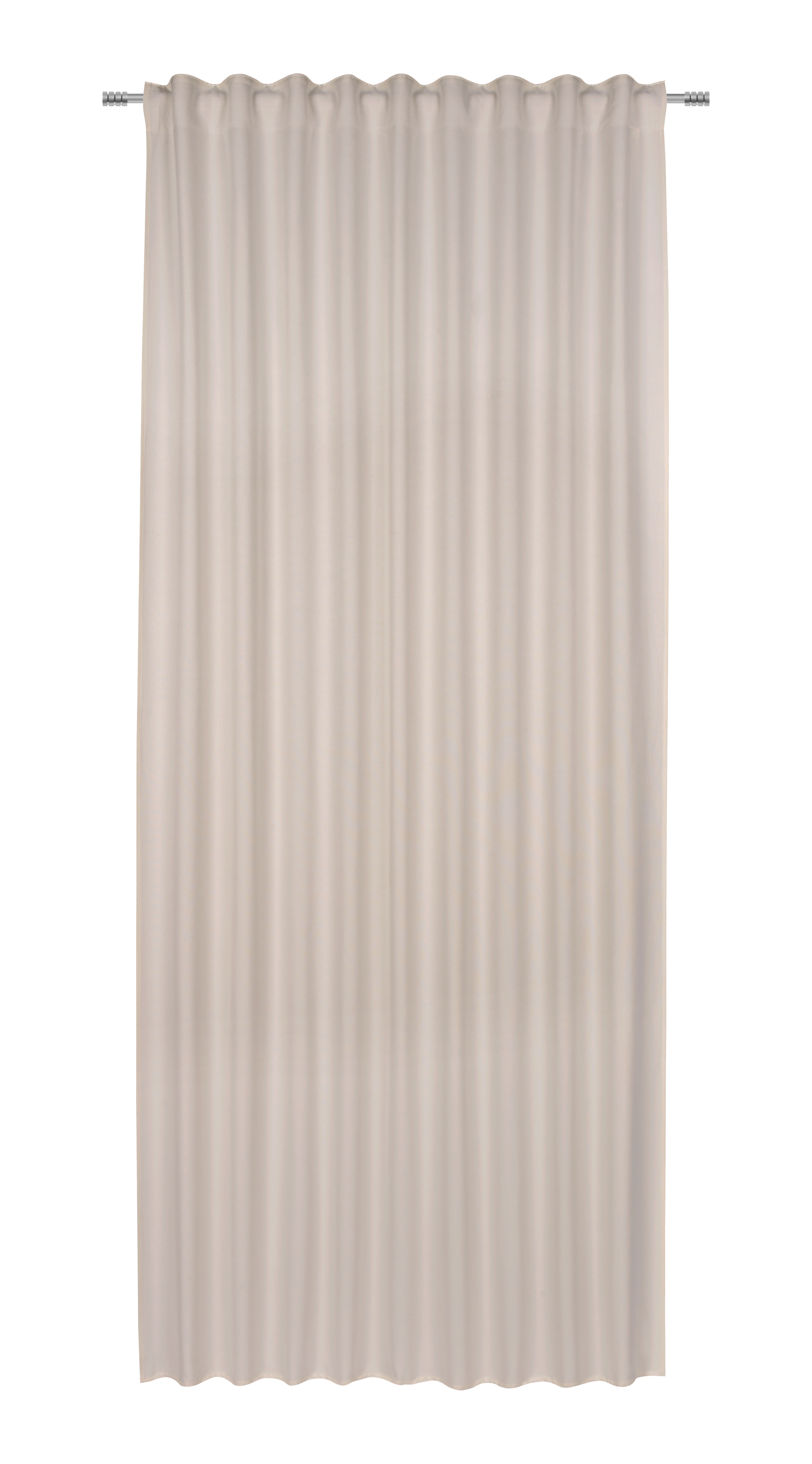 Končana Zavesa Ulrich 300cm - peščene barve, Moderno, tekstil (135/300cm) - Modern Living