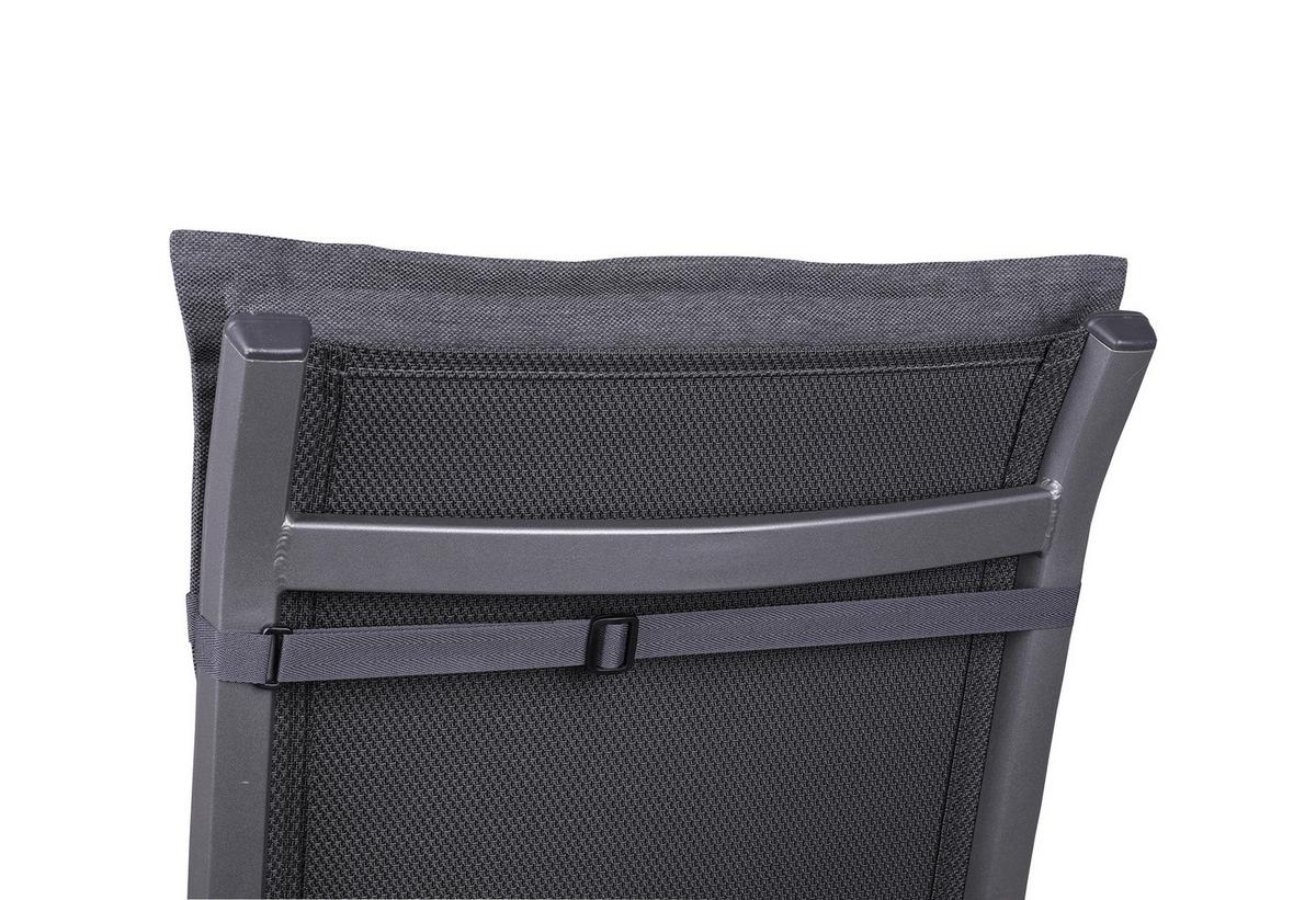 PODUSZKA NA FOTEL 20924 - szary, Design, tkanina (50/7/108cm)
