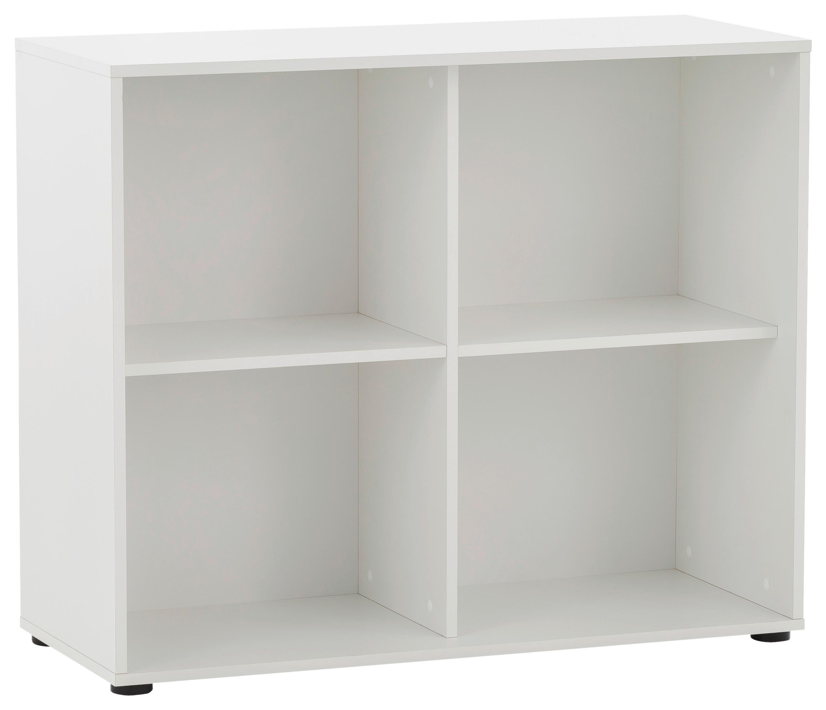 Aktenschrank U 1000 R Weiß ca. 100,1x83,6x41cm - Weiß, MODERN, Holzwerkstoff (100,1/83,6/41cm) - MID.YOU