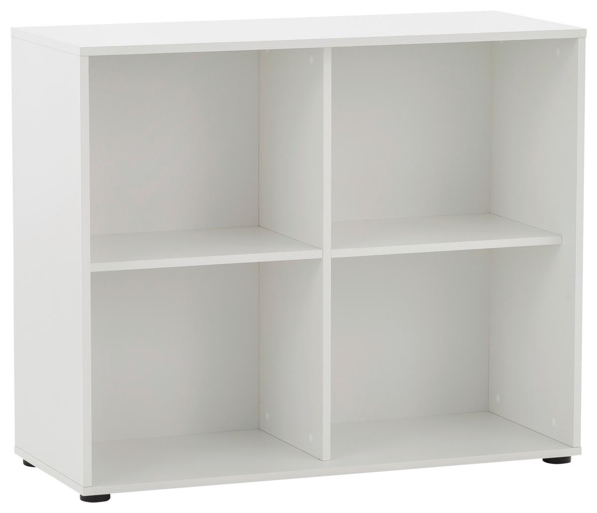 Aktenschrank U 1000 R Weiß ca. 100,1x83,6x41cm - Weiß, MODERN, Holzwerkstoff (100,1/83,6/41cm) - MID.YOU