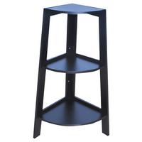 Polica Emil - crna, Moderno, pločasti materijal (37/80/37cm) - Modern Living