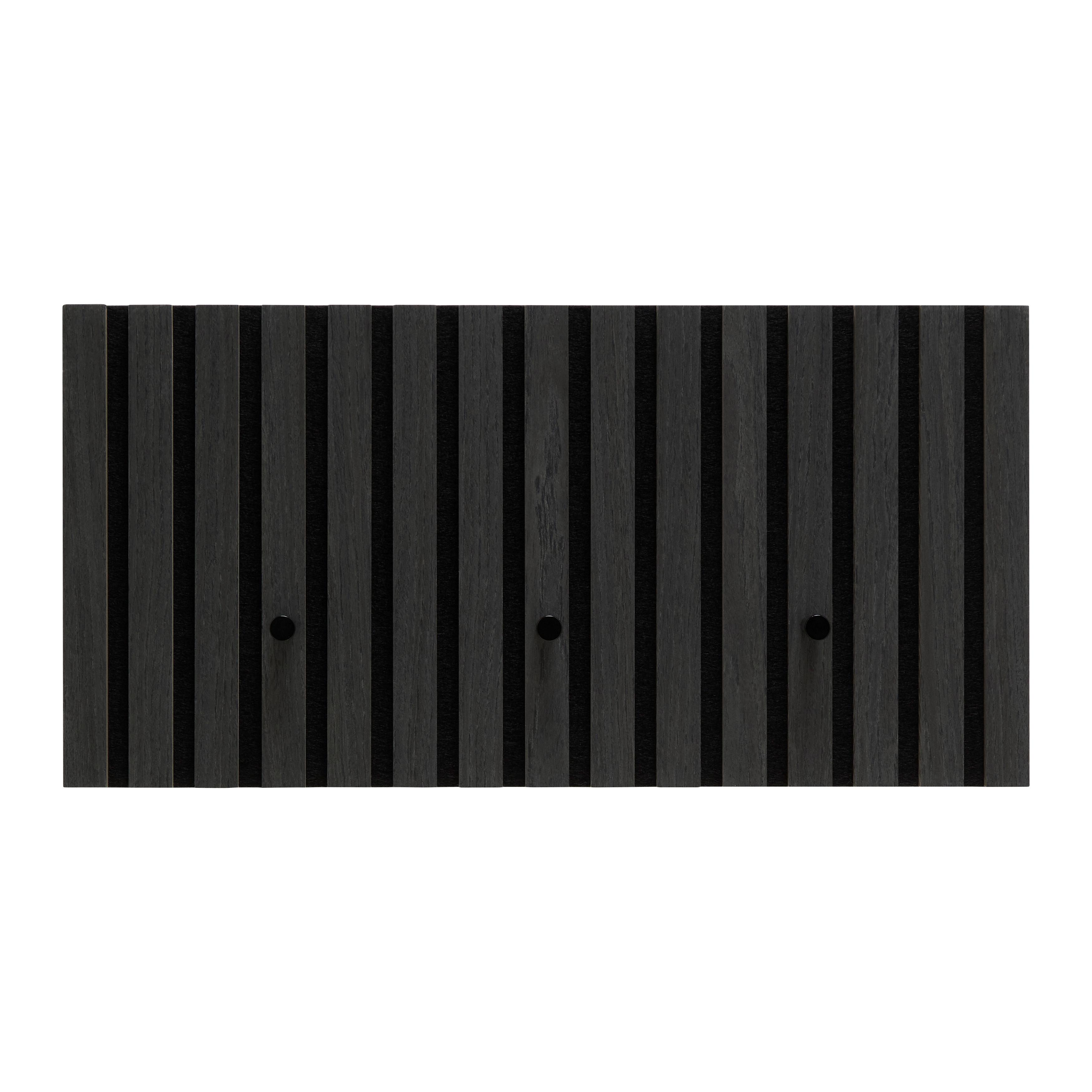KROKLIST GRACE -SB- - grå, Modern, trämaterial/textil (60/30/7,5cm) - Mömax