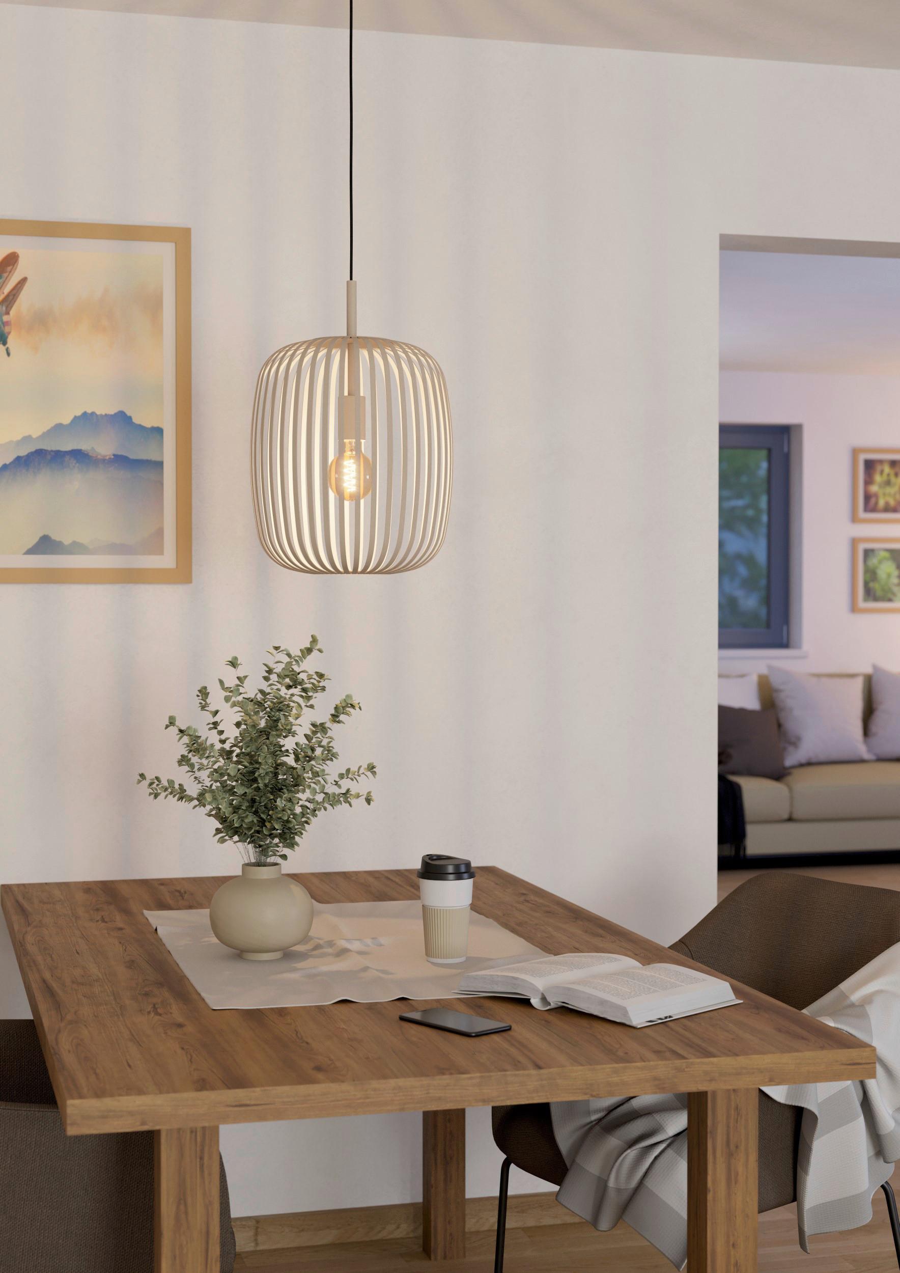 LAMPA WISZĄCA 900496 ROMAZZINA - kolor piaskowy, Design, metal (32,5/110cm) - Eglo
