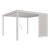 Pavillon-Seitenteil ca. 123x235 cm Aluminium Weiß - Weiß, Basics, Metall (123/235/10cm) - Gardenson