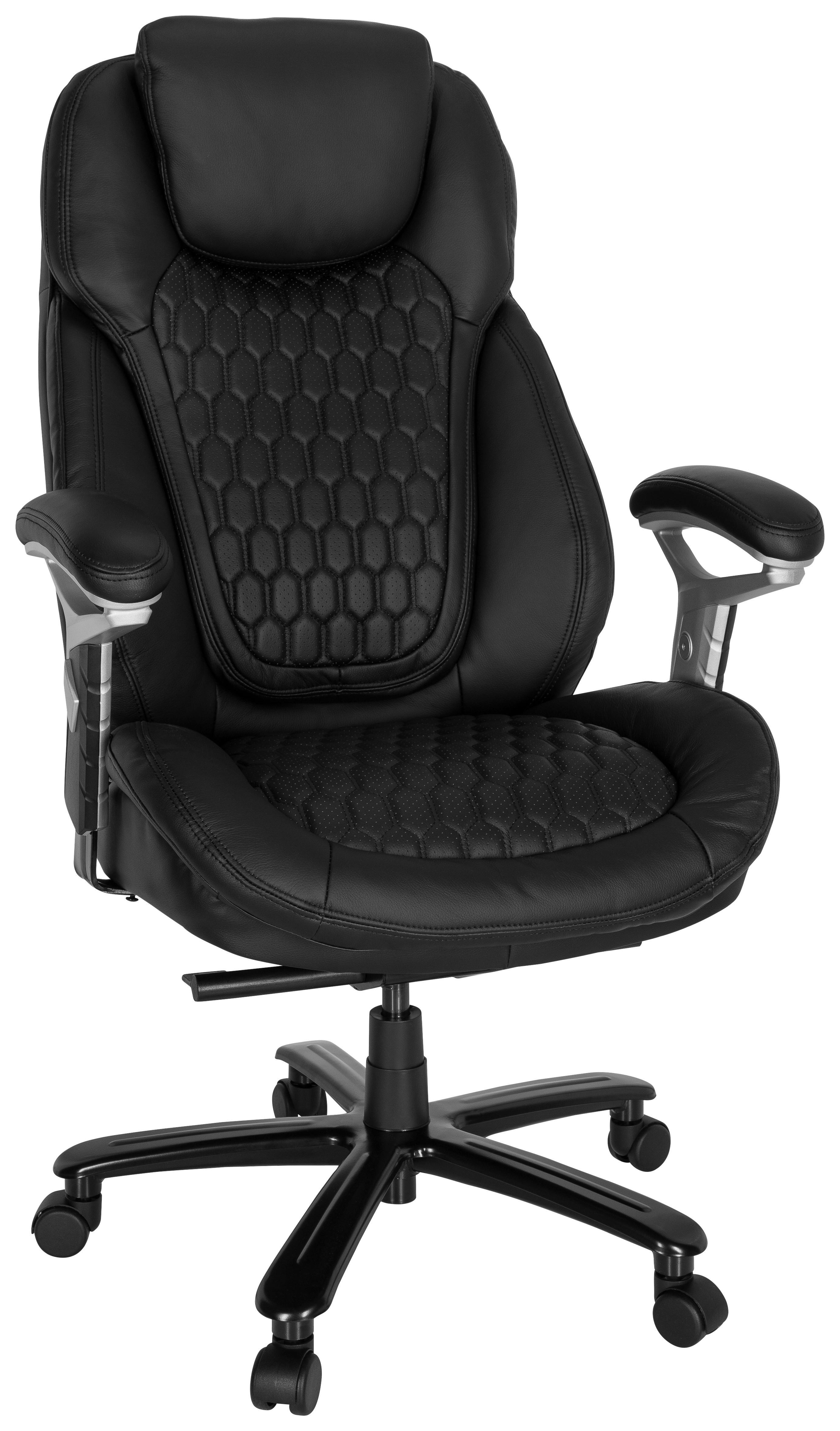 Pisarniški Stol Pullmann I, Črna - črna, Moderno, kovina/umetna masa (73/138/85cm) - MID.YOU
