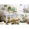 Spielbett Holz Malte ca. 90x200 cm Safari - Multicolor/Weiß, Natur, Holz (90/200cm) - MID.YOU